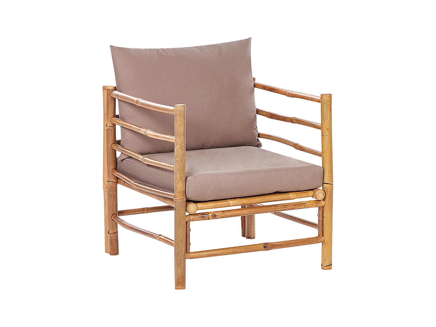 Tuinfauteuil CERRETO Bamboehout Taupe
