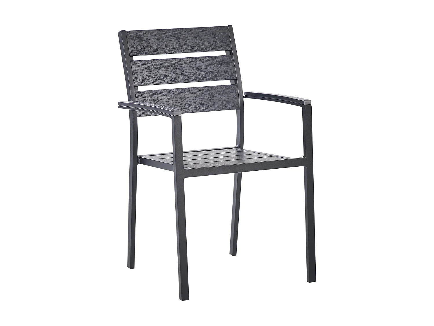 Set di 6 sedie da giardino VERNIO Nero