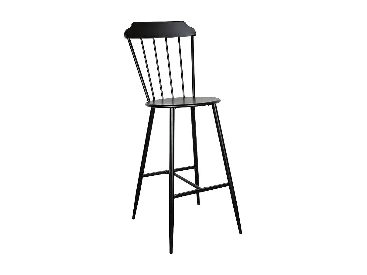 Chaise bar en métal laqué -Samos (Lot de 2)