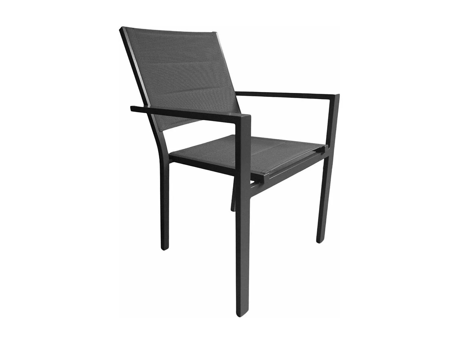 Fauteuil empilable en aluminium Ibiza