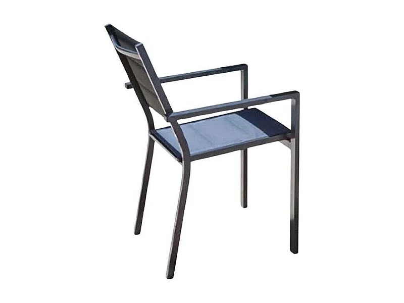 Fauteuil empilable en aluminium Ibiza