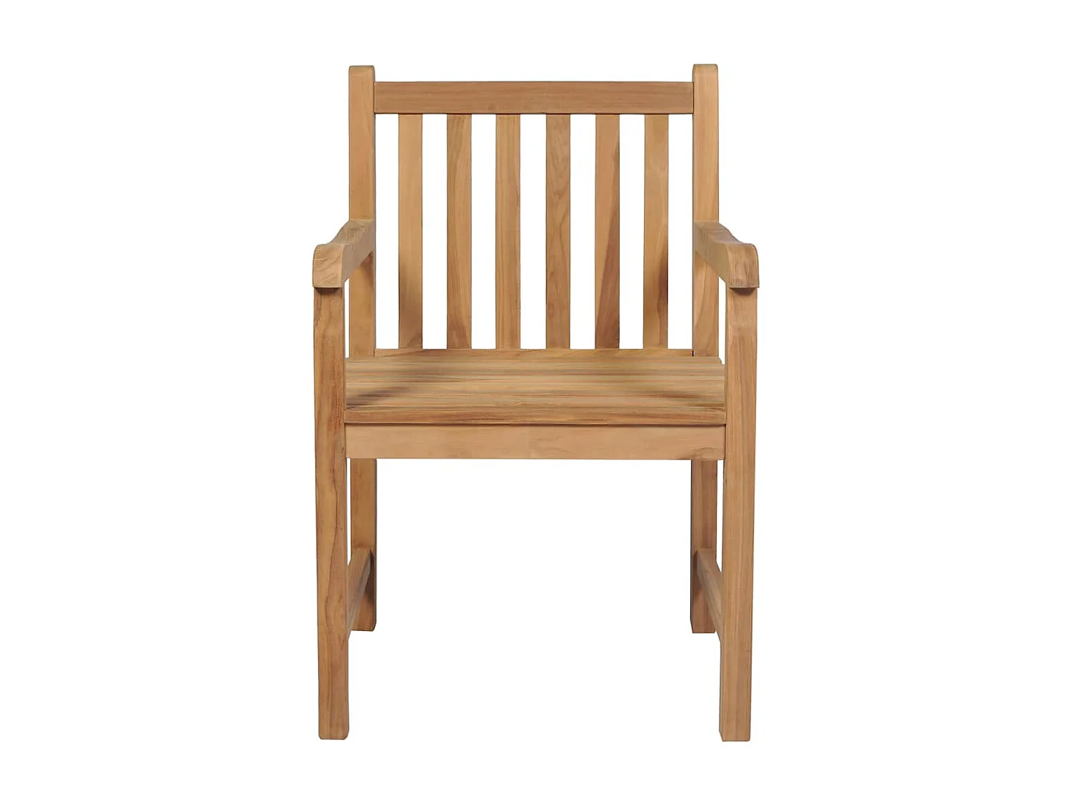 Ensemble de salle à manger de jardin 7 pièces 140 x 80 cm en bois de teck massif