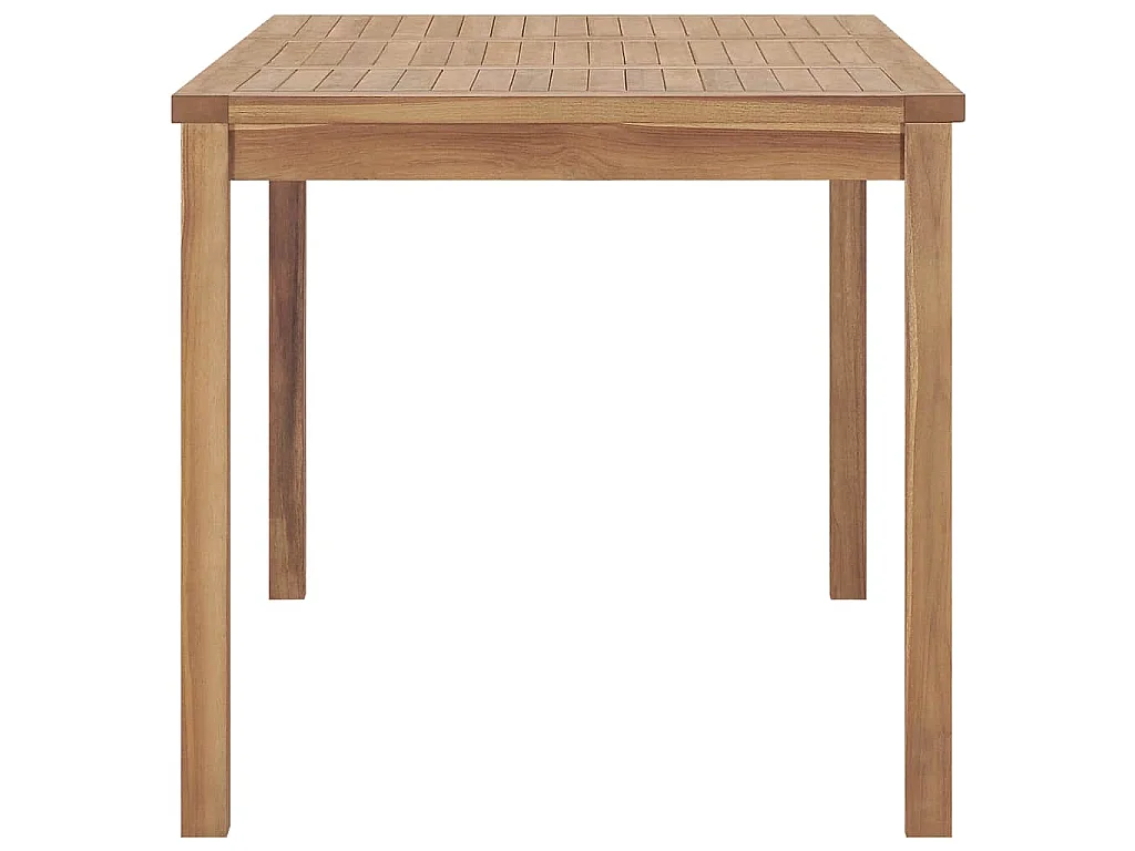 Ensemble de salle à manger de jardin 7 pcs 140x80cm teck massif
