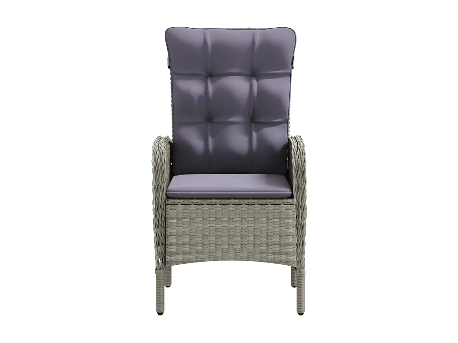 Ensemble à manger de jardin et coussins 9 pcs Gris et noir