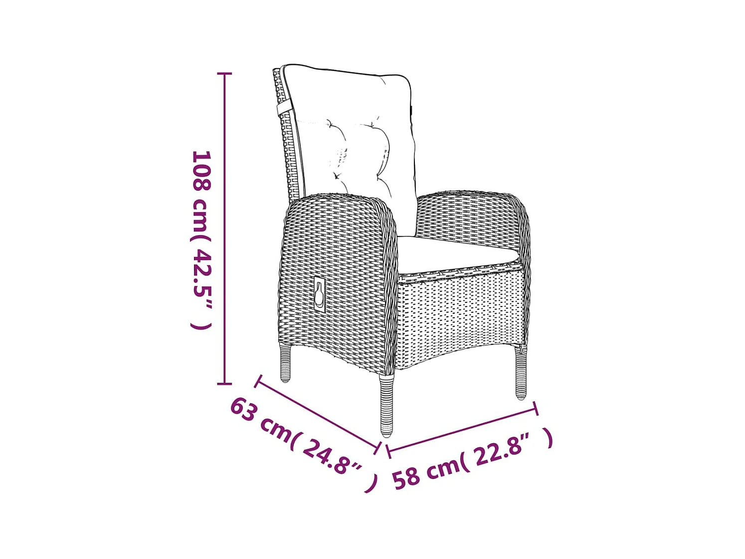 Ensemble à manger de jardin et coussins 9 pcs Gris et noir