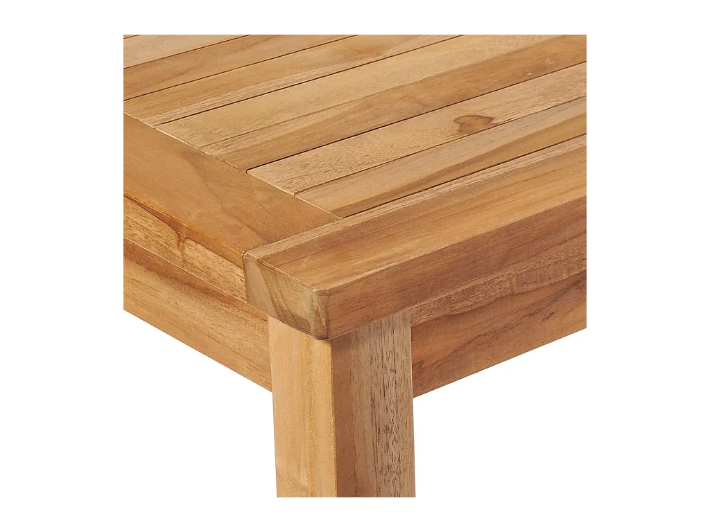 Ensemble à manger de jardin 7 pcs Bois de teck solide