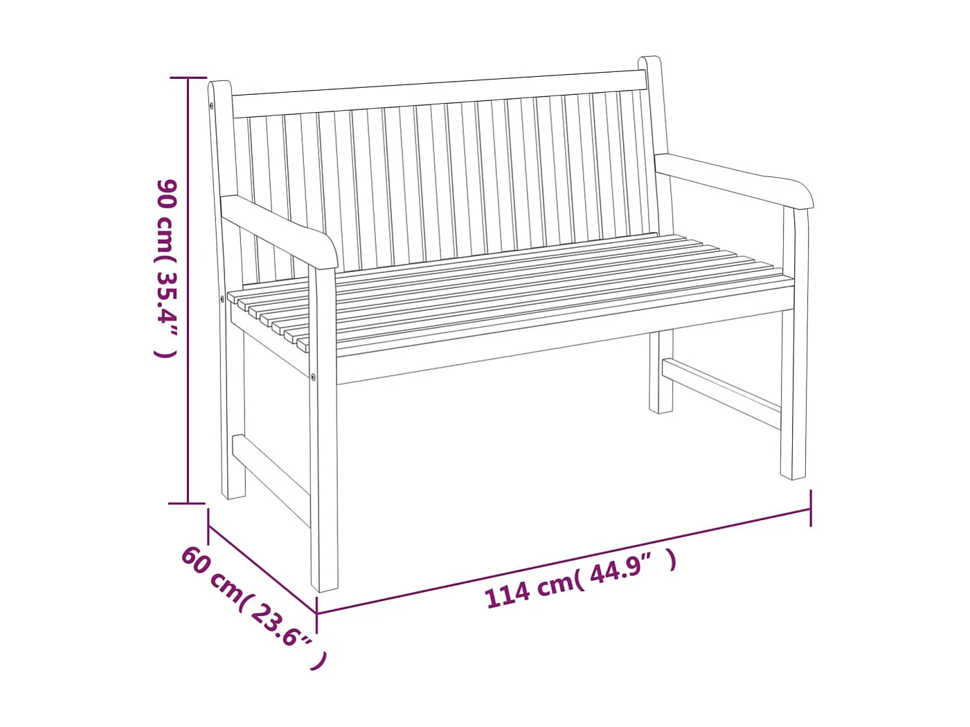 Ensemble à manger de jardin 3 pcs Bois de teck massif