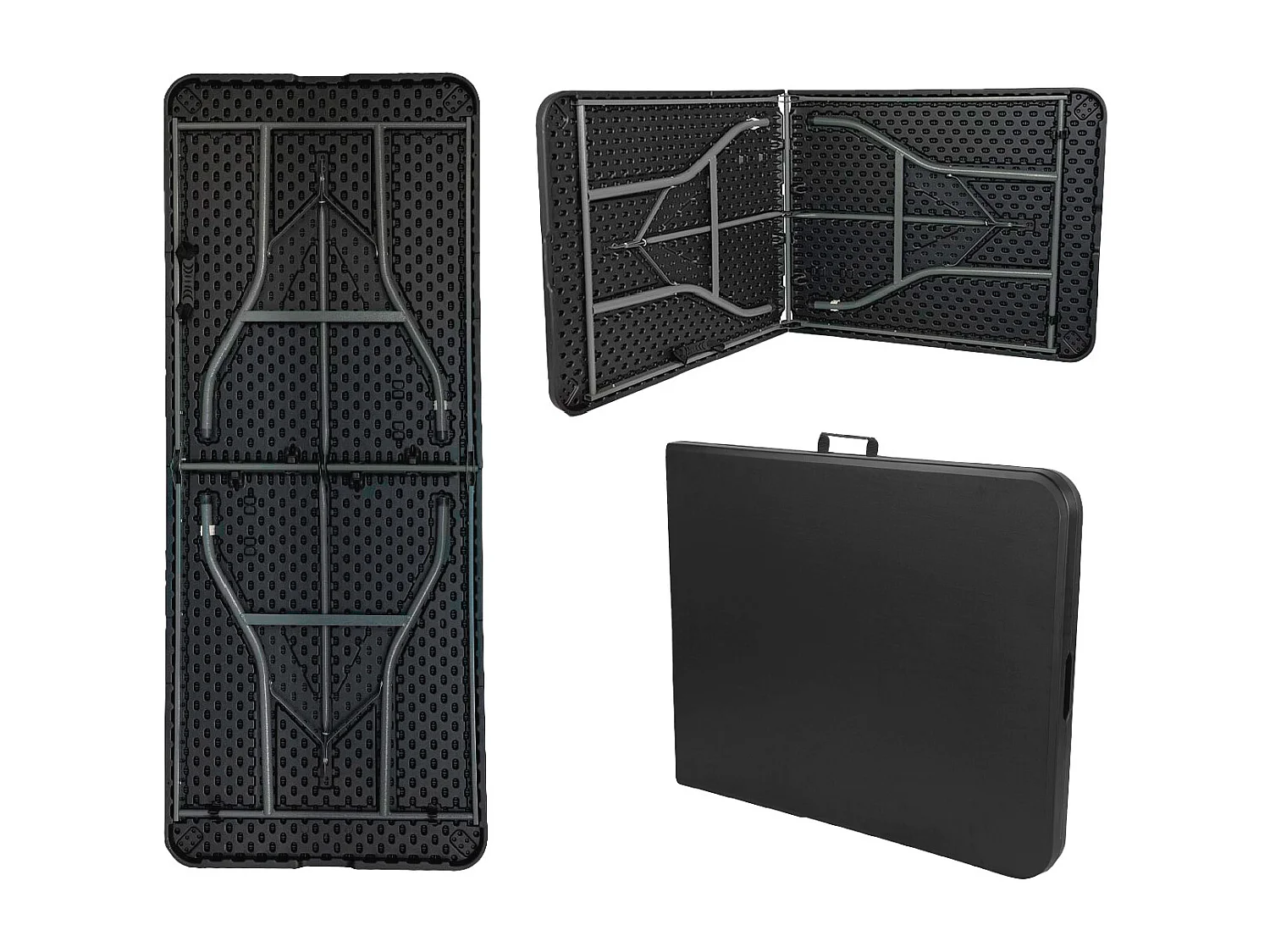 Set tavolo pieghevole con 2 panche 180cm Catering Thinia Home