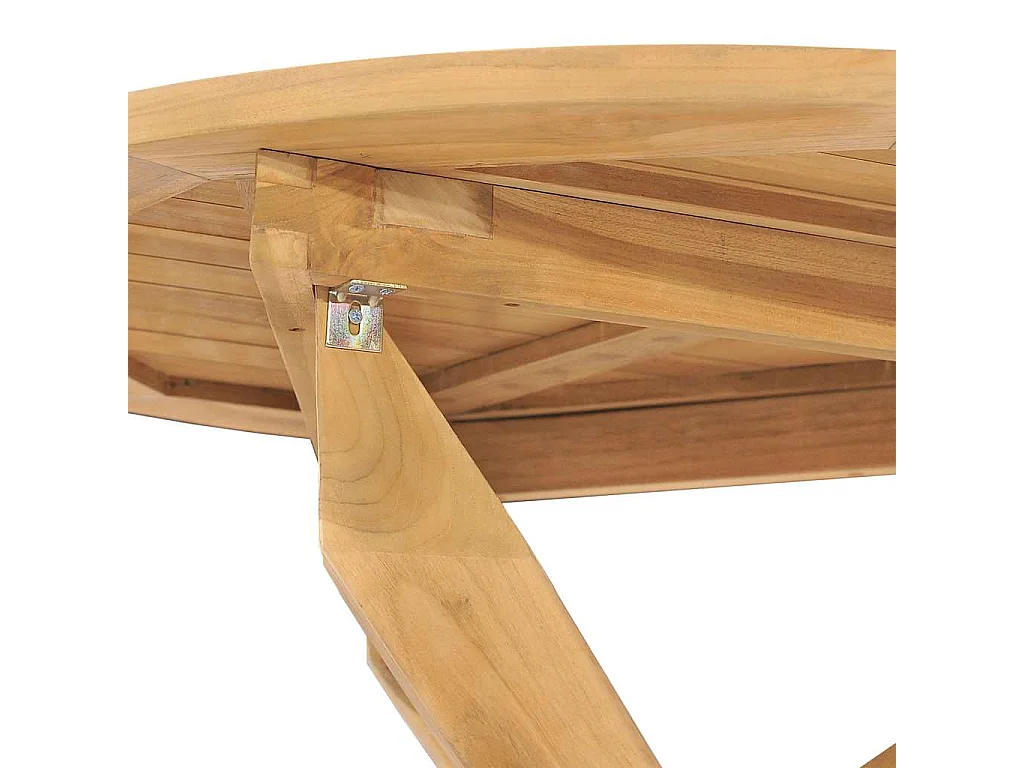 Ensemble à manger de jardin 5 pcs Bois de teck massif