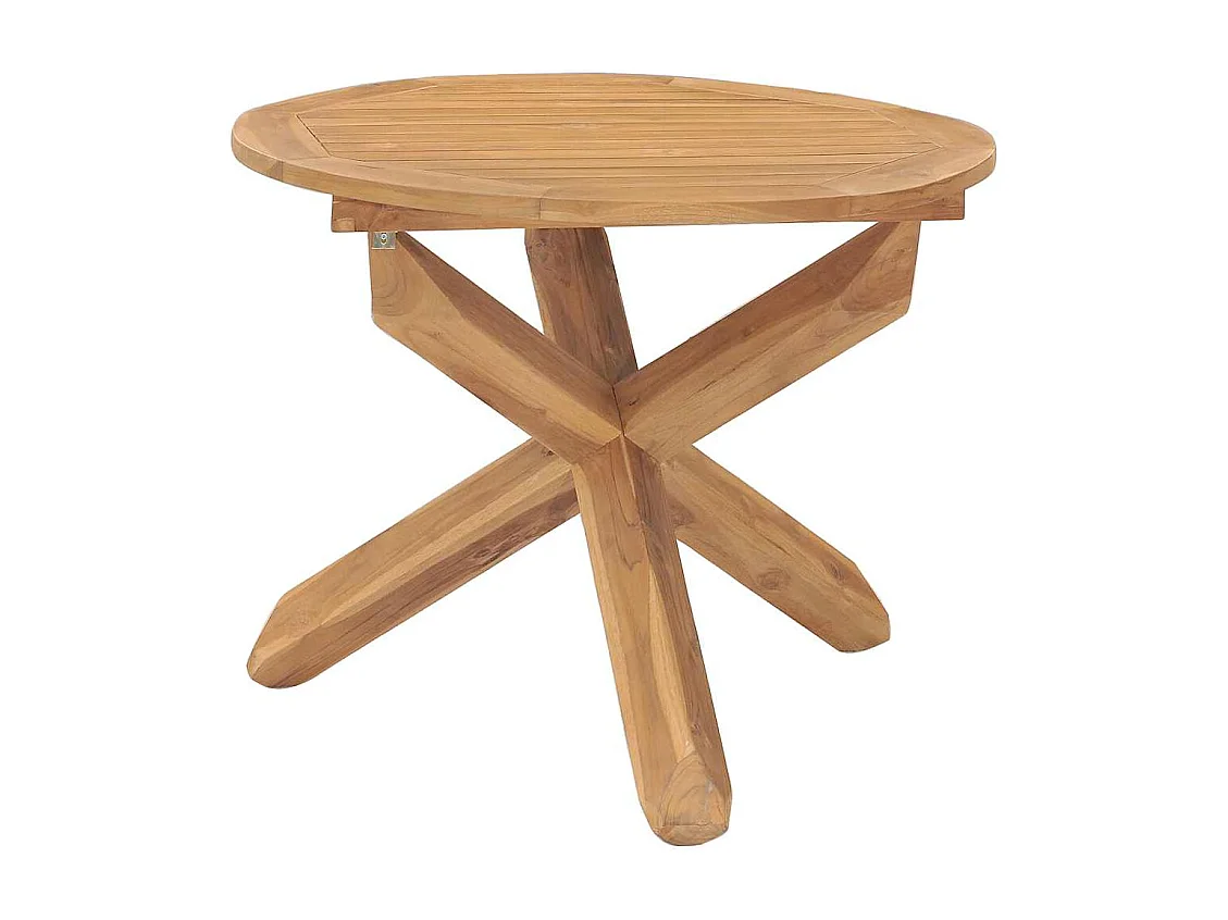 Ensemble à manger de jardin 5 pcs Bois de teck massif