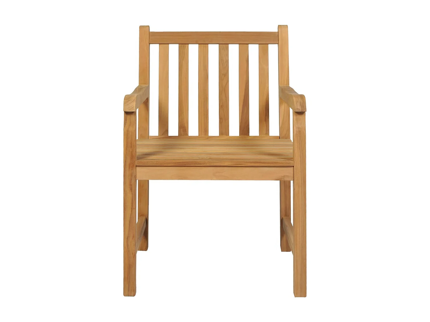 Ensemble de salle à manger de jardin 5 pièces 160 x 80 cm en bois de teck massif