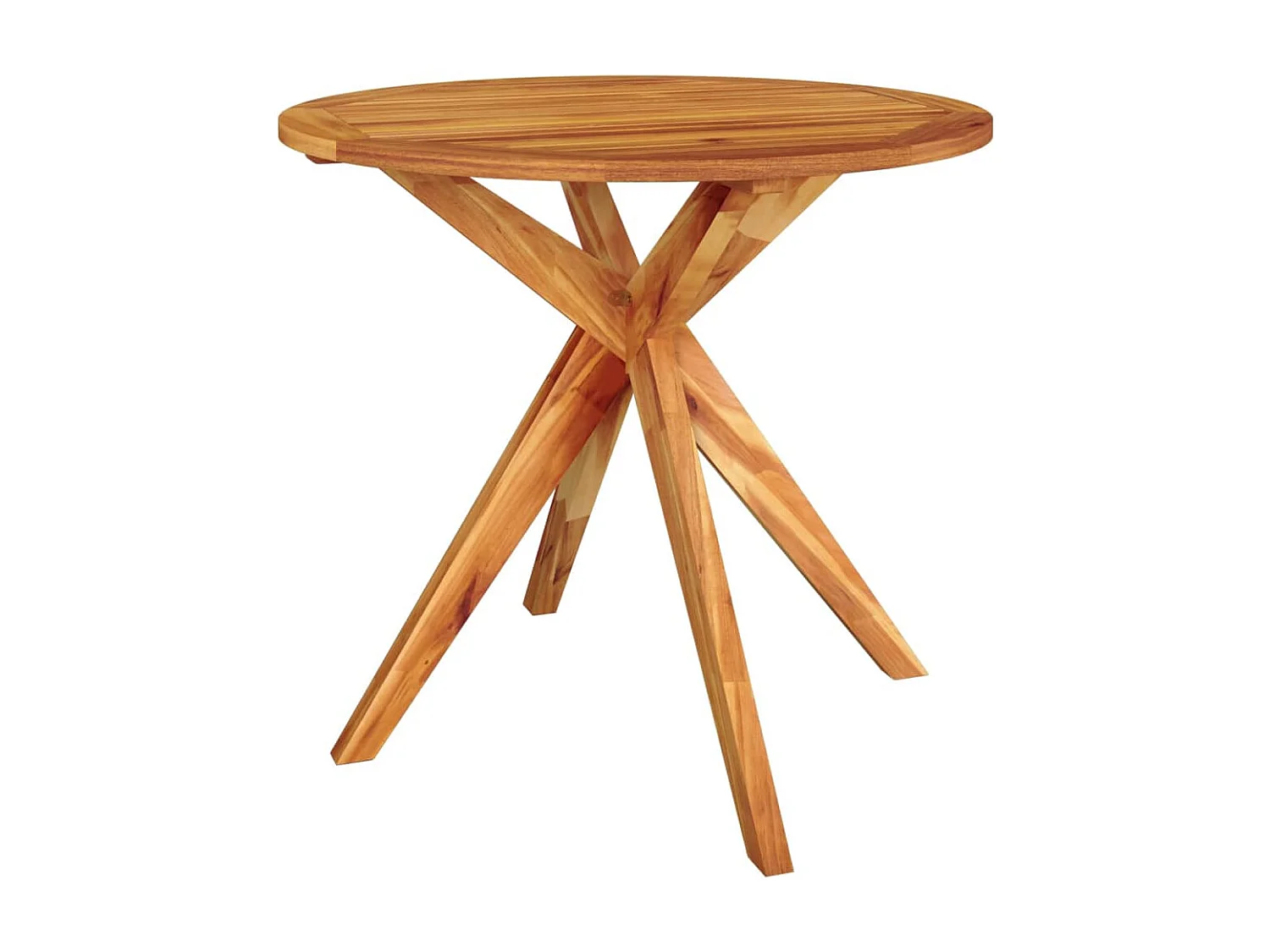 Ensemble à manger de jardin 5 pcs Bois d'acacia solide