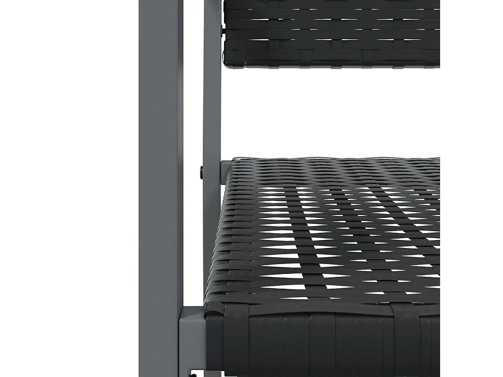 7-delige Tuinset poly rattan en staal