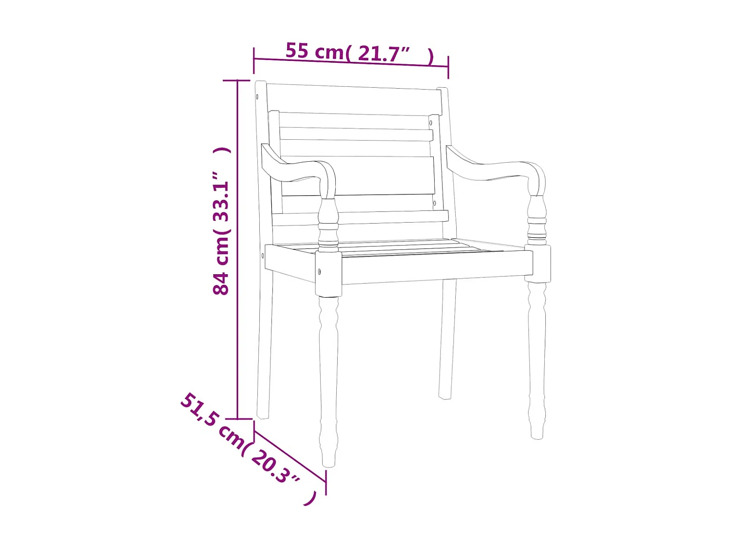 Conjunto de jantar para jardim 7 pcs madeira de teca maciça
