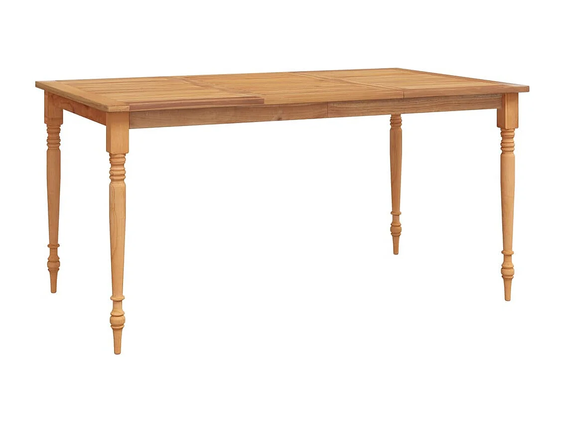 Conjunto de jantar para jardim 7 pcs madeira de teca maciça