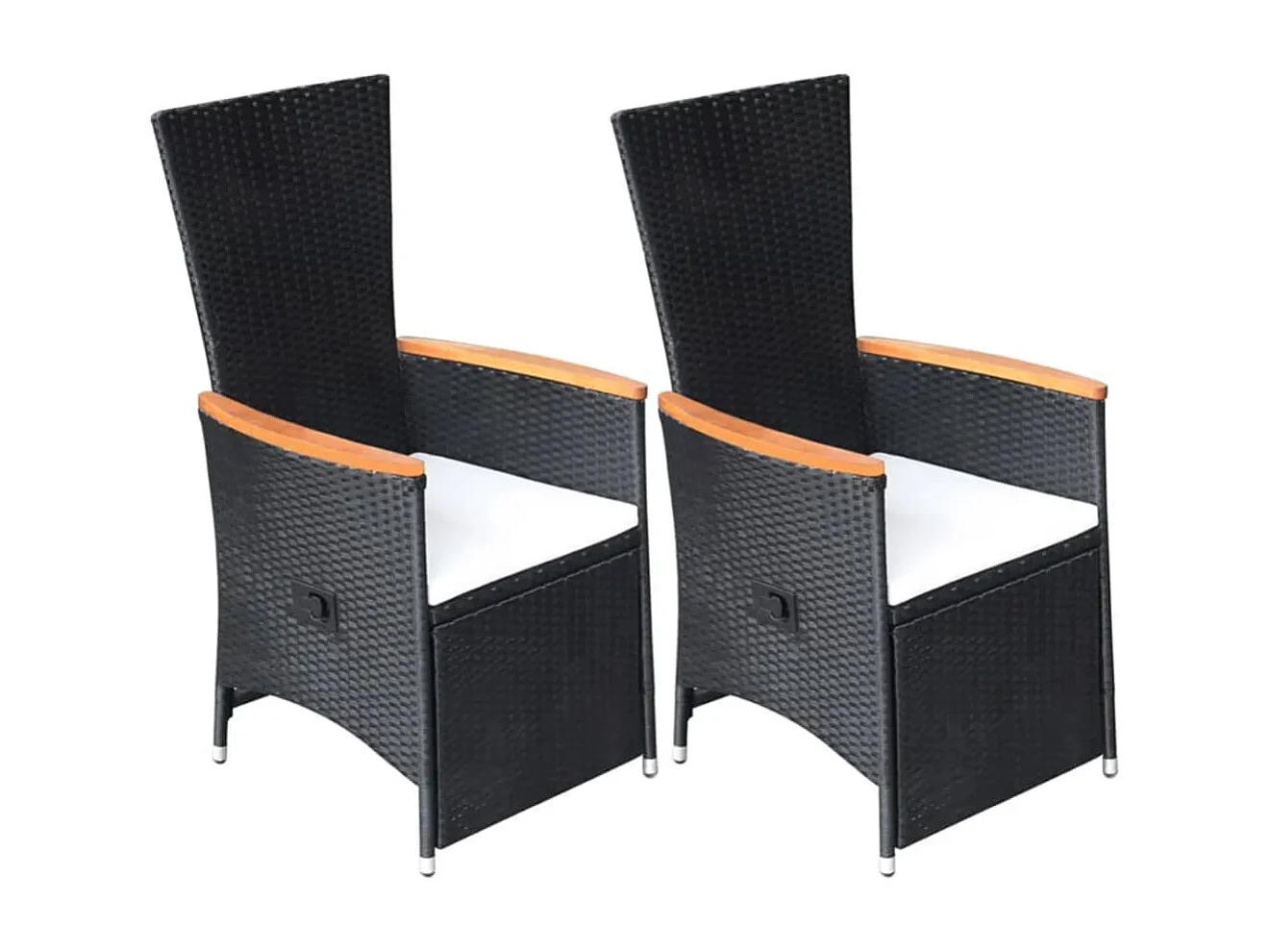 5-tlg. Garten-Essgruppe Schwarz