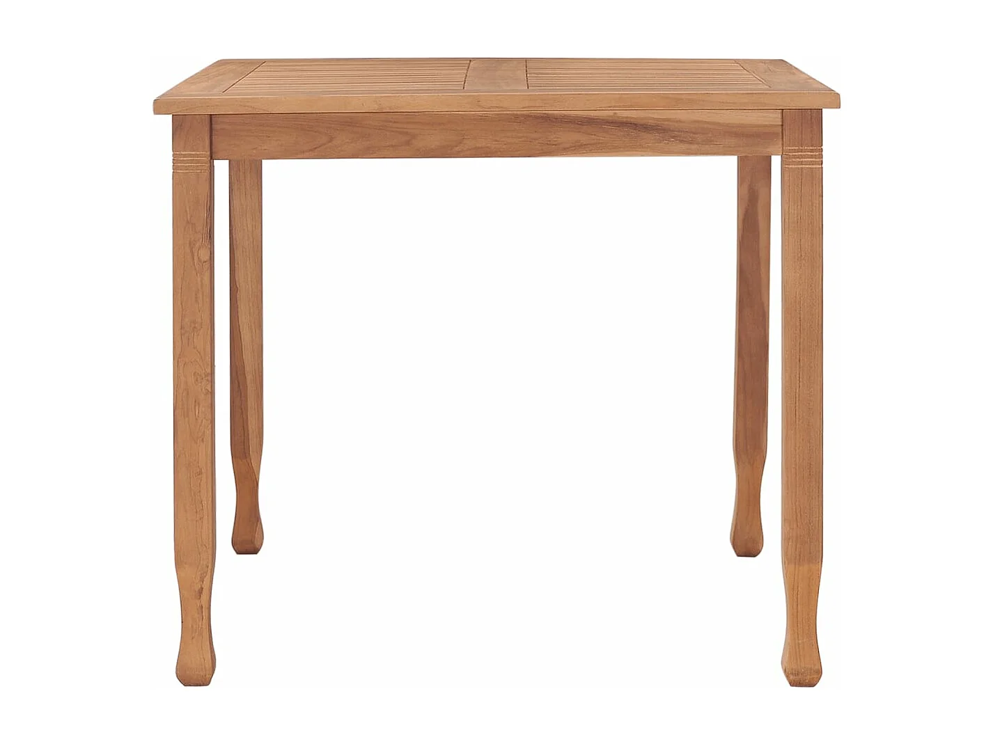 Ensemble à manger de jardin 5 pcs bois de teck solide