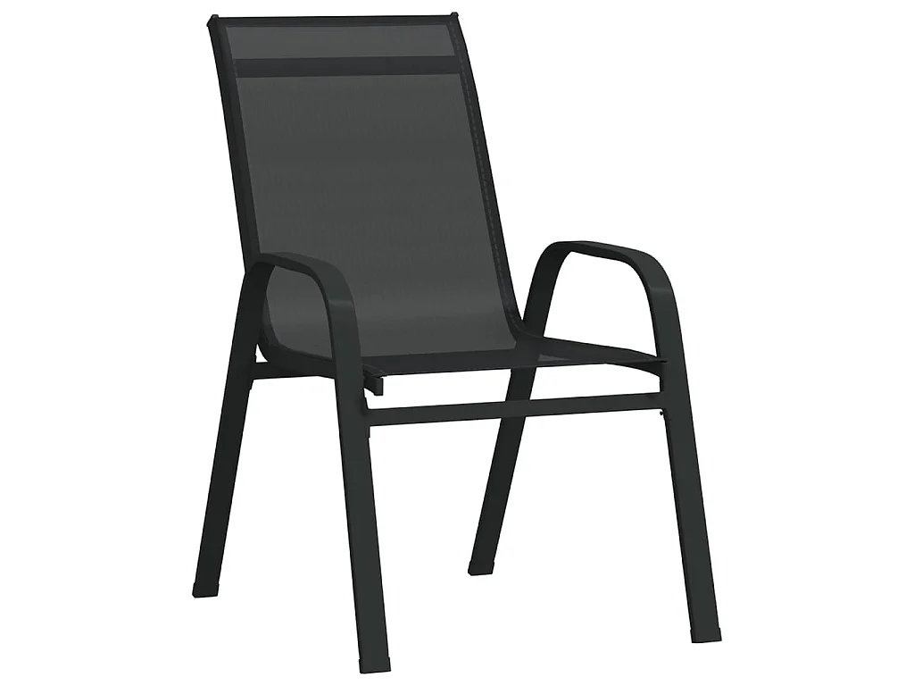Ensemble à manger de jardin 9 pcs Noir