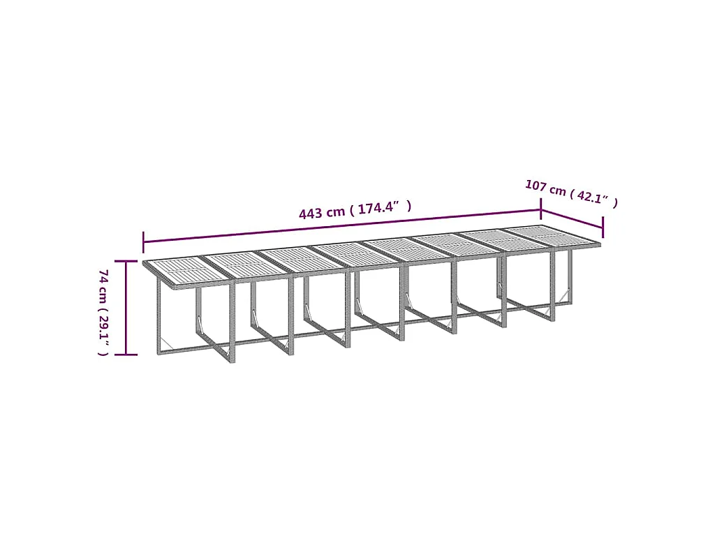 17-delige Tuinset met kussens poly rattan zwart