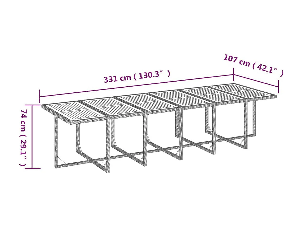 13-delige Tuinset met kussens poly rattan zwart