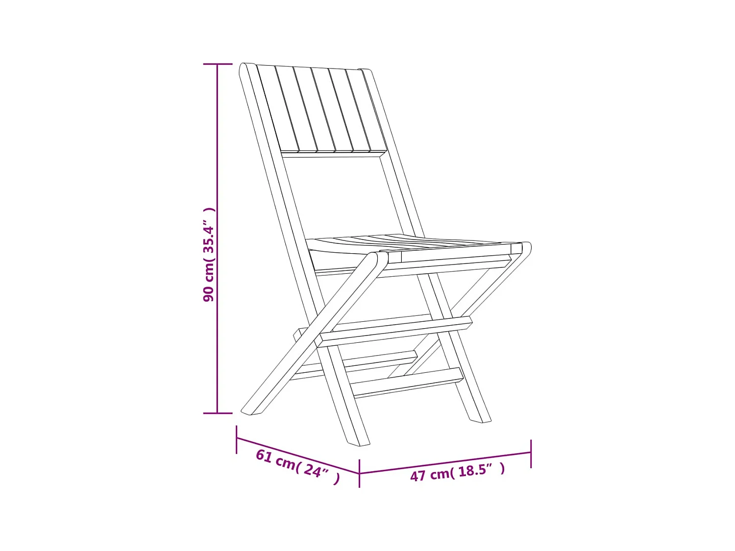 Ensemble à manger de jardin 5 pcs Bois de teck massif