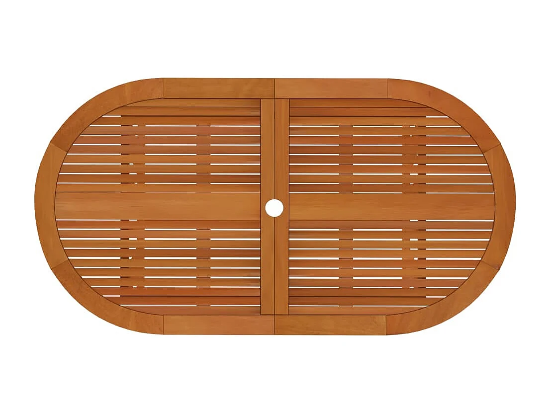 Ensemble à manger de jardin 5 pcs Bois d'eucalyptus massif