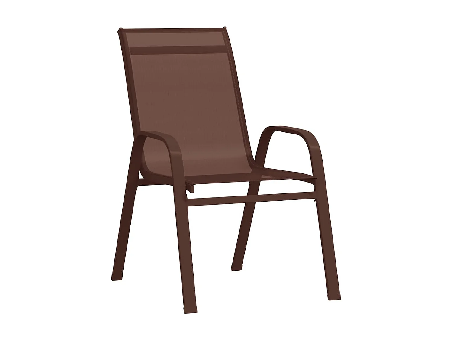 Set da Pranzo da Giardino 7 pz Marrone e Nero