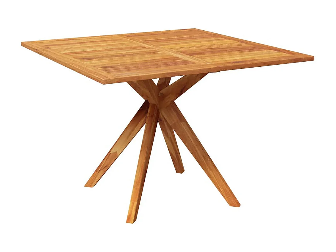 Ensemble à manger de jardin 5 pcs Bois d'acacia solide