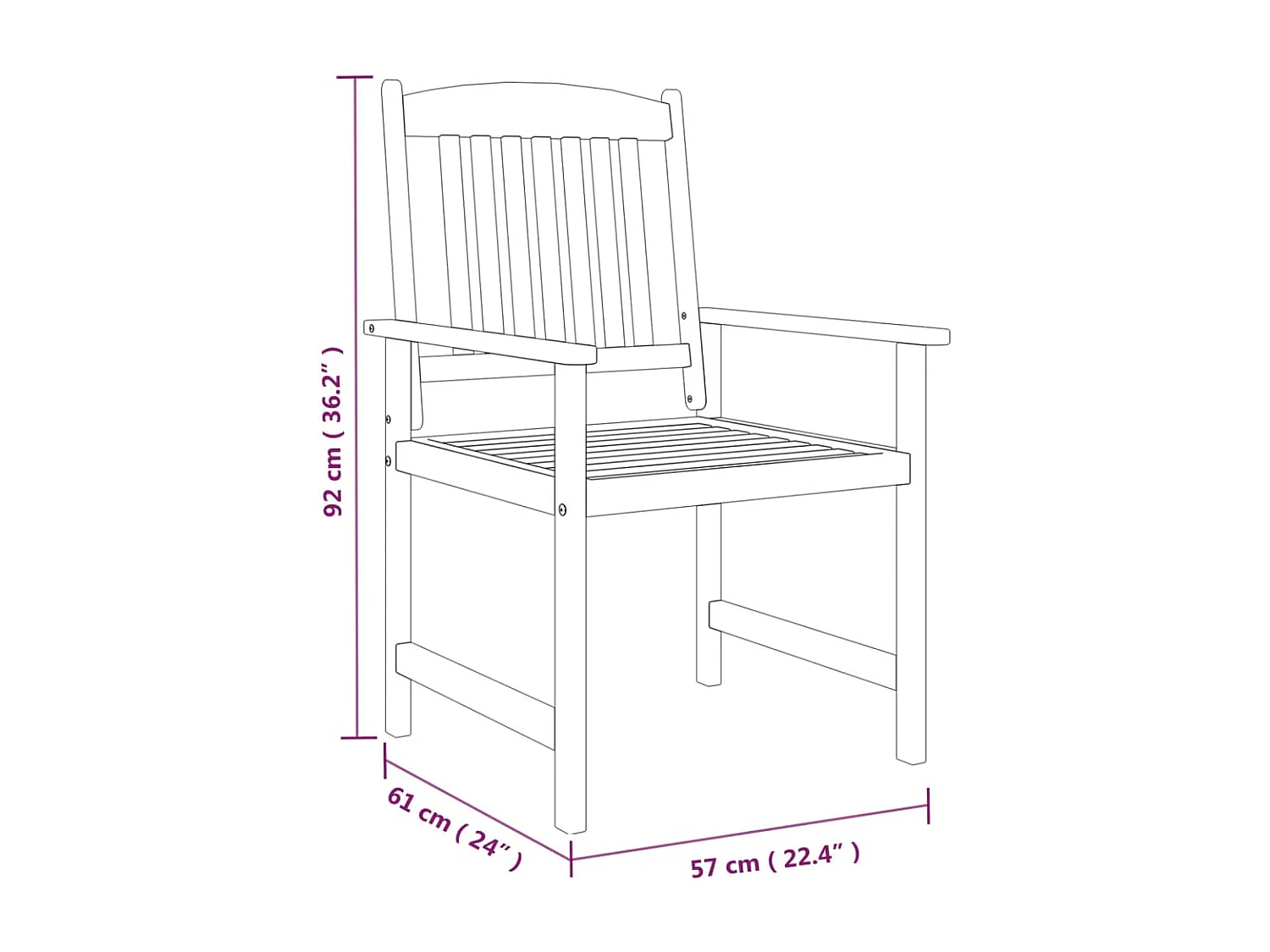 9-tlg. Garten-Essgruppe Massivholz Akazie Grau
