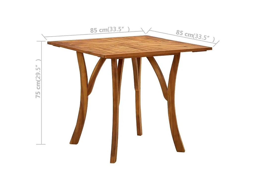 Set Mobili da Pranzo per Giardino 5 pz Nero