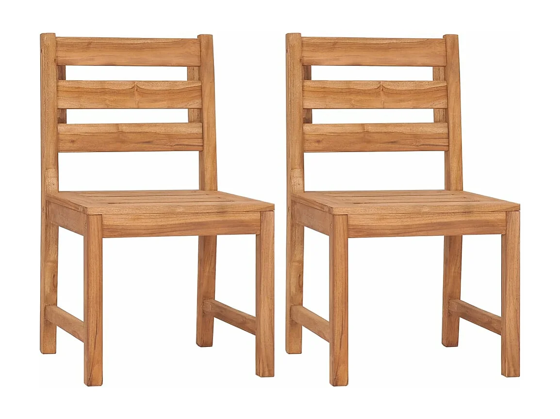 Ensemble à manger de jardin 4 pcs Bois de teck massif