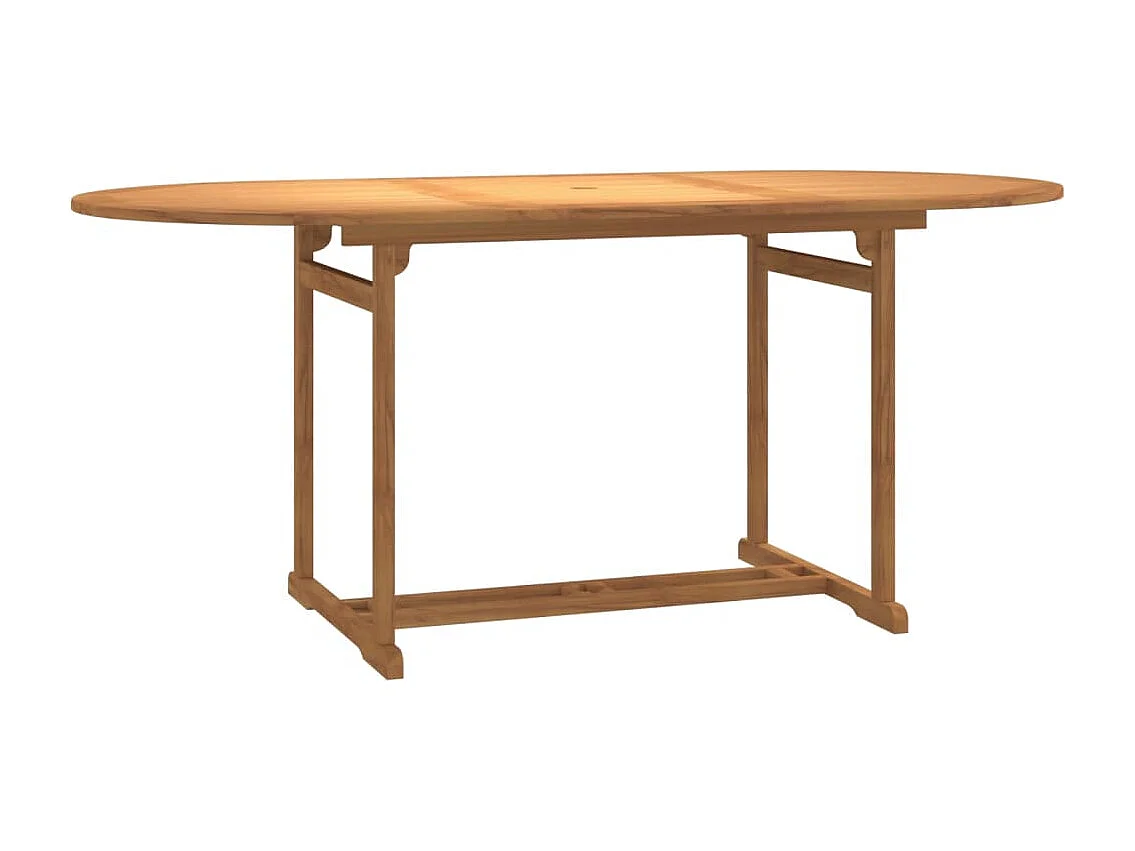 Juego de comedor para jardín 9 piezas madera maciza de teca