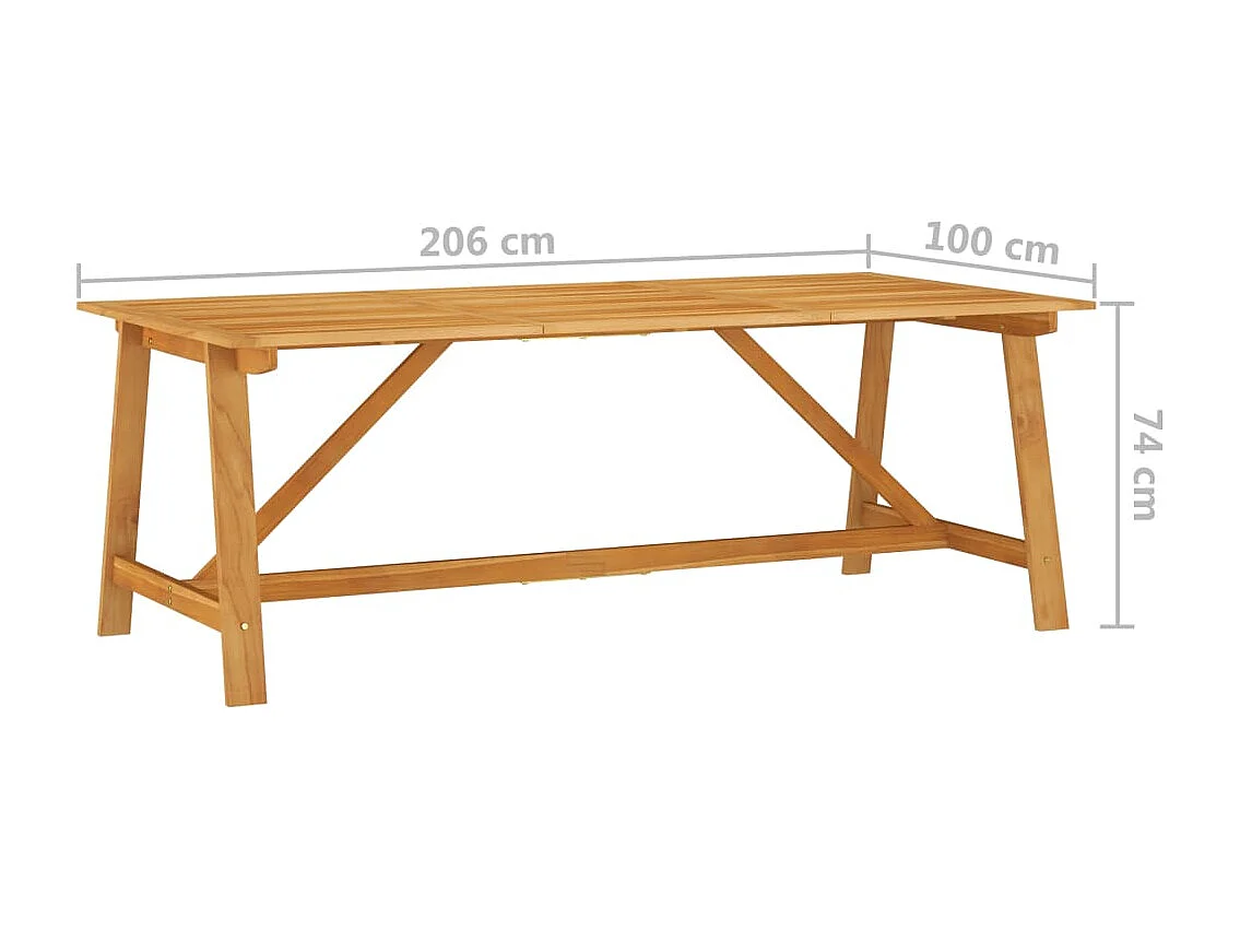 7-delige Tuinset grijs
