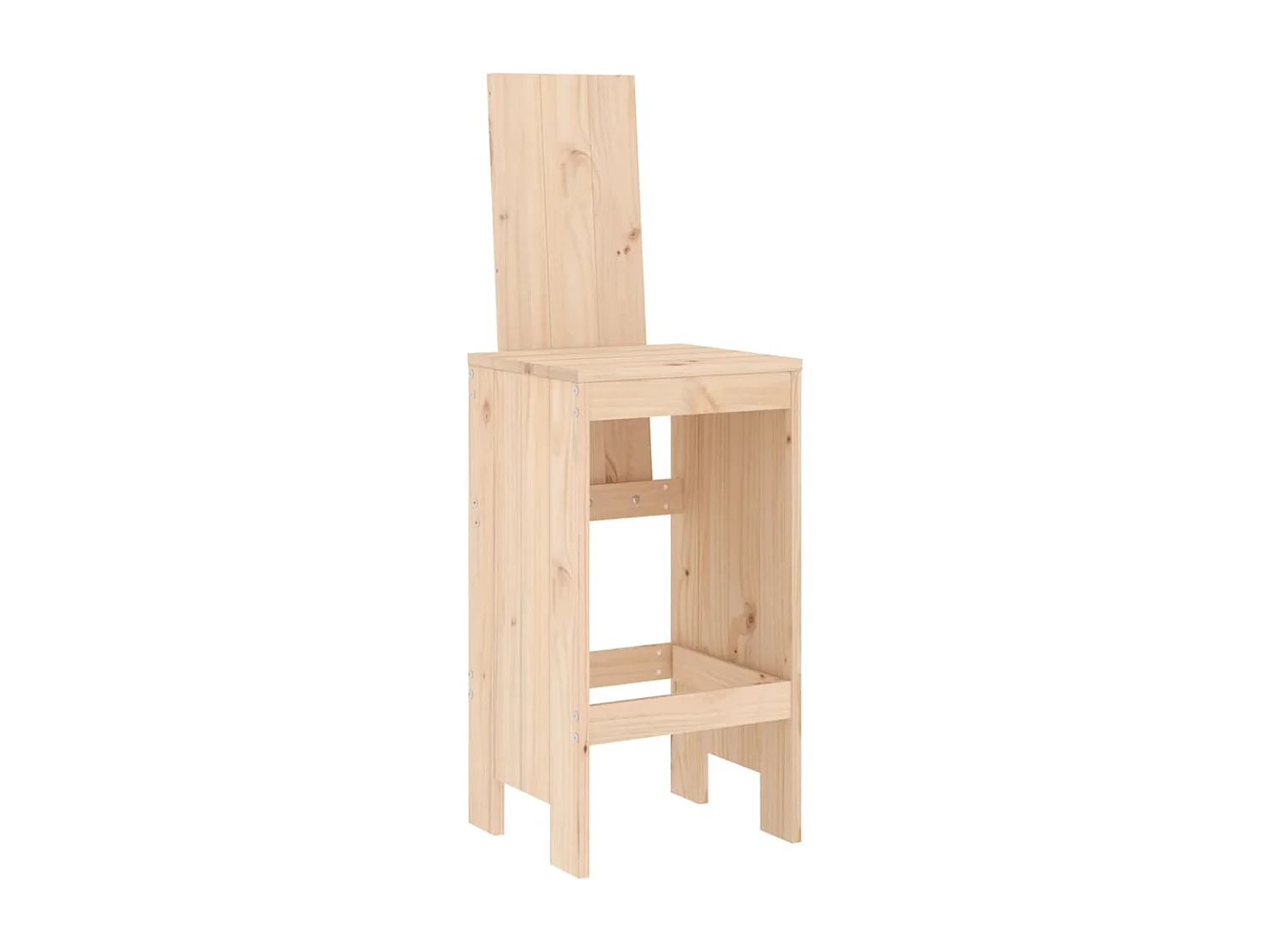 Ensemble de bar de jardin 3 pcs bois de pin massif