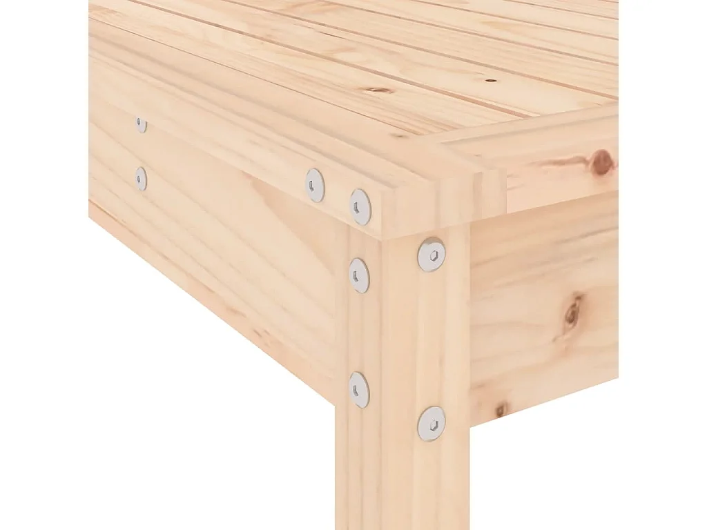 Ensemble de bar de jardin 3 pcs bois de pin massif