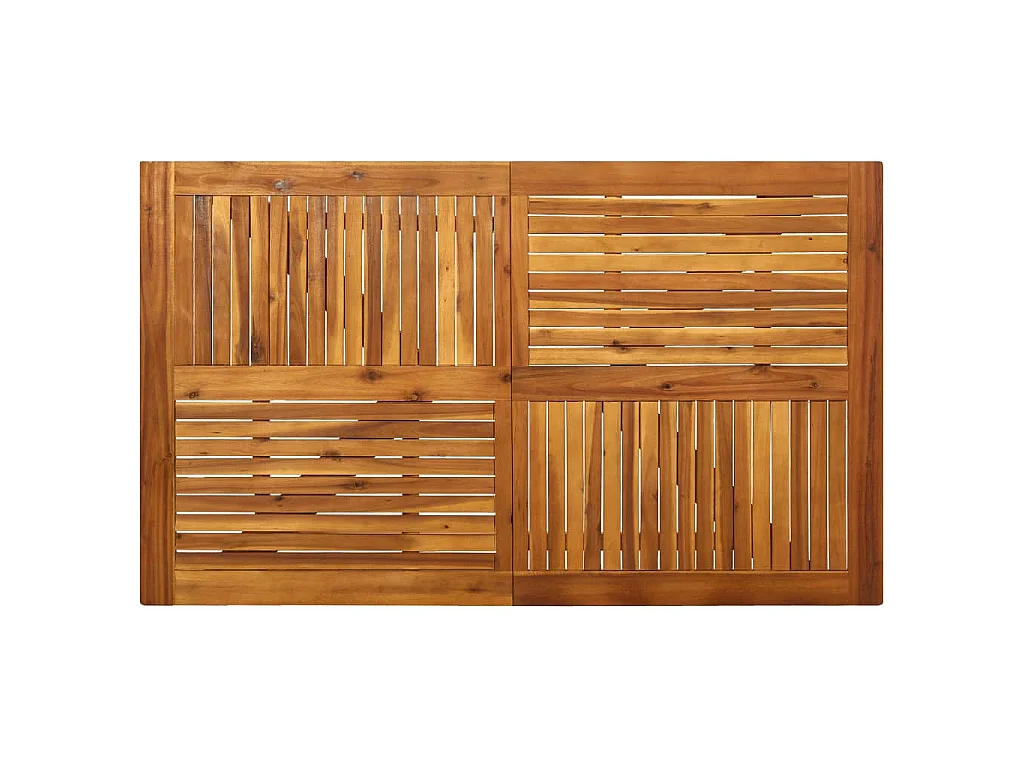 Set da Pranzo per Giardino 7 pz Grigio