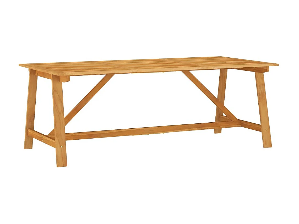 Ensemble à manger de jardin 7 pcs Bois d'acacia solide