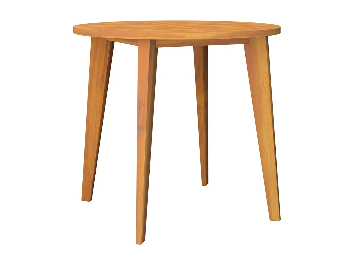 Ensemble à manger de jardin 5 pcs Bois d'acacia solide