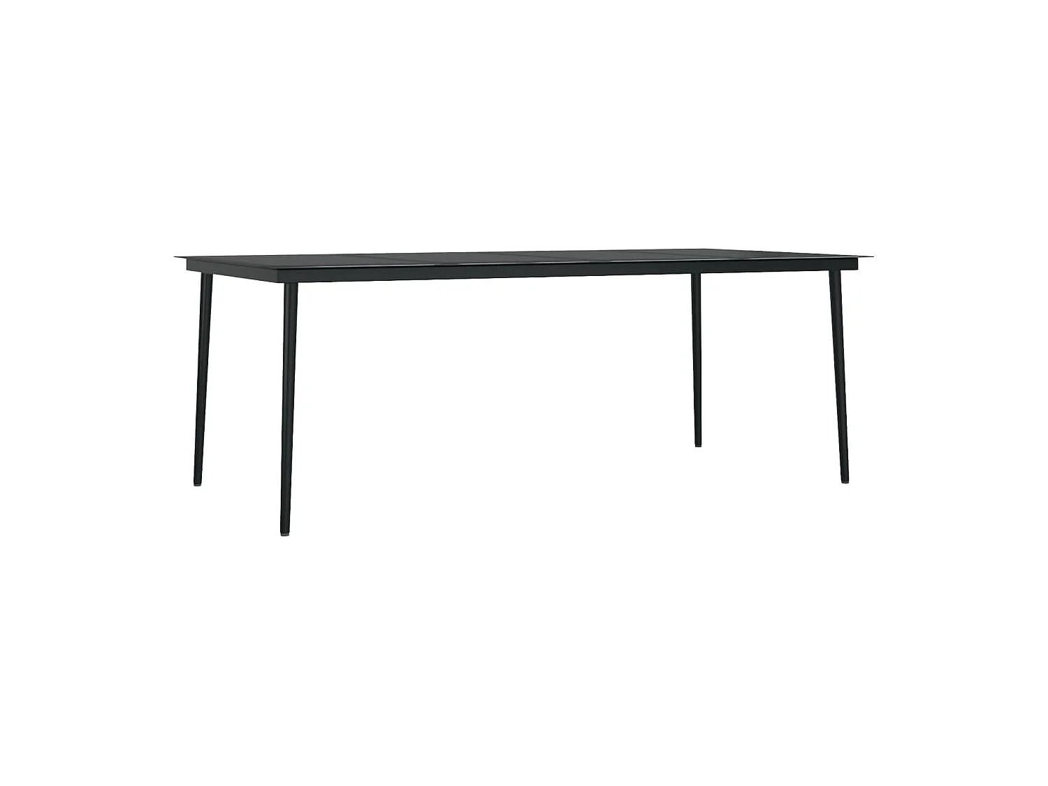 Ensemble à manger de jardin 7 pcs Marron