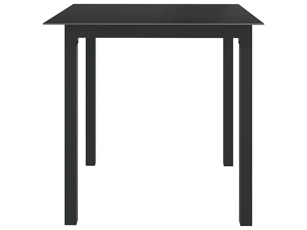 5-tlg. Garten-Essgruppe Aluminium Anthrazit