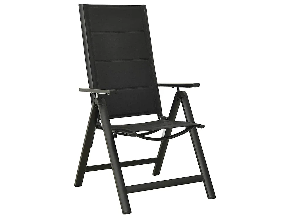 Ensemble à manger de jardin 5 pcs aluminium anthracite