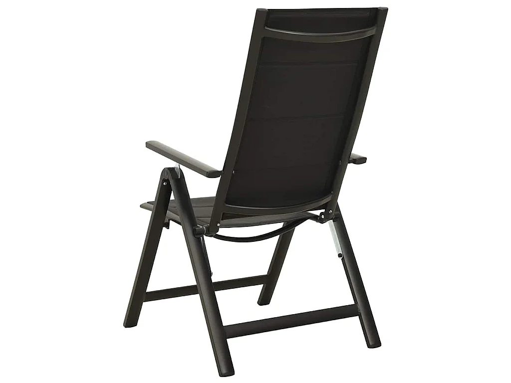 Ensemble à manger de jardin 5 pcs aluminium anthracite