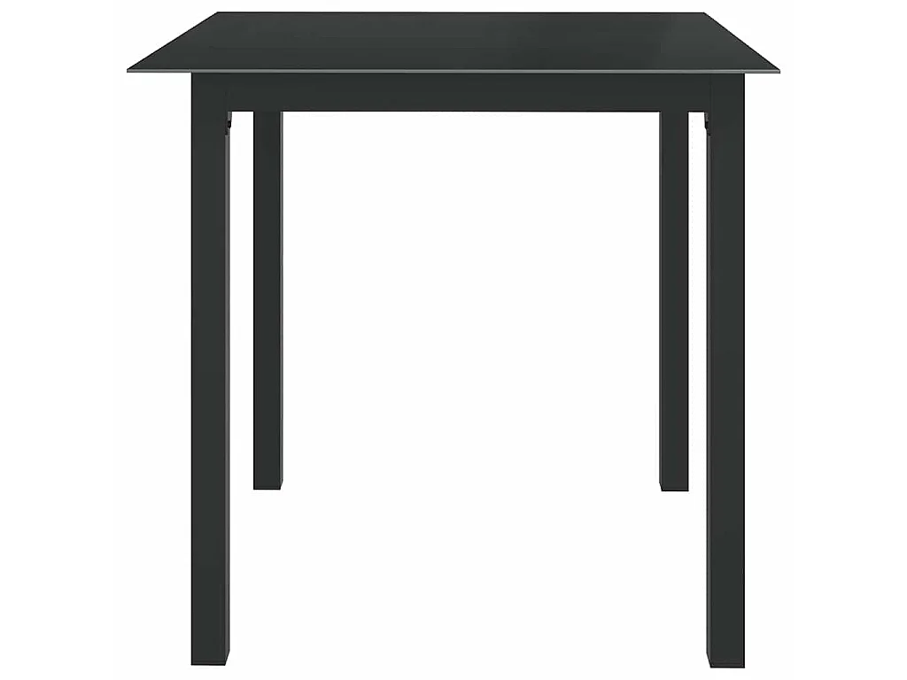 5-tlg. Garten-Essgruppe Aluminium Anthrazit