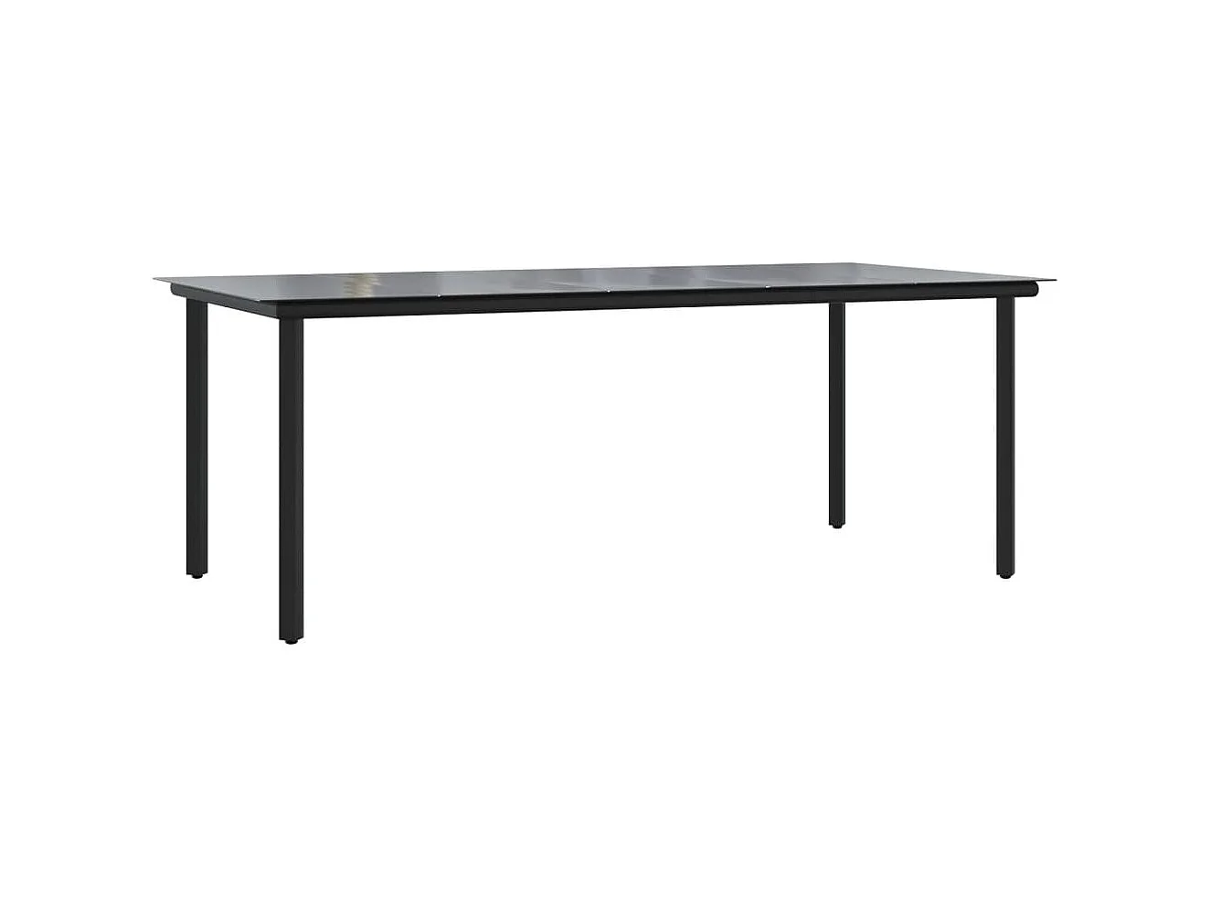 Juego de comedor de jardín 9 piezas ratán sintético