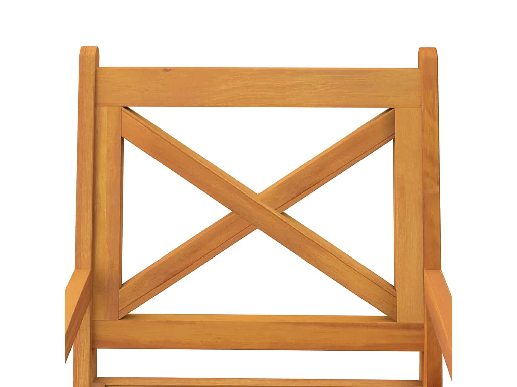 Ensemble à manger de jardin 5 pcs Bois d'acacia solide