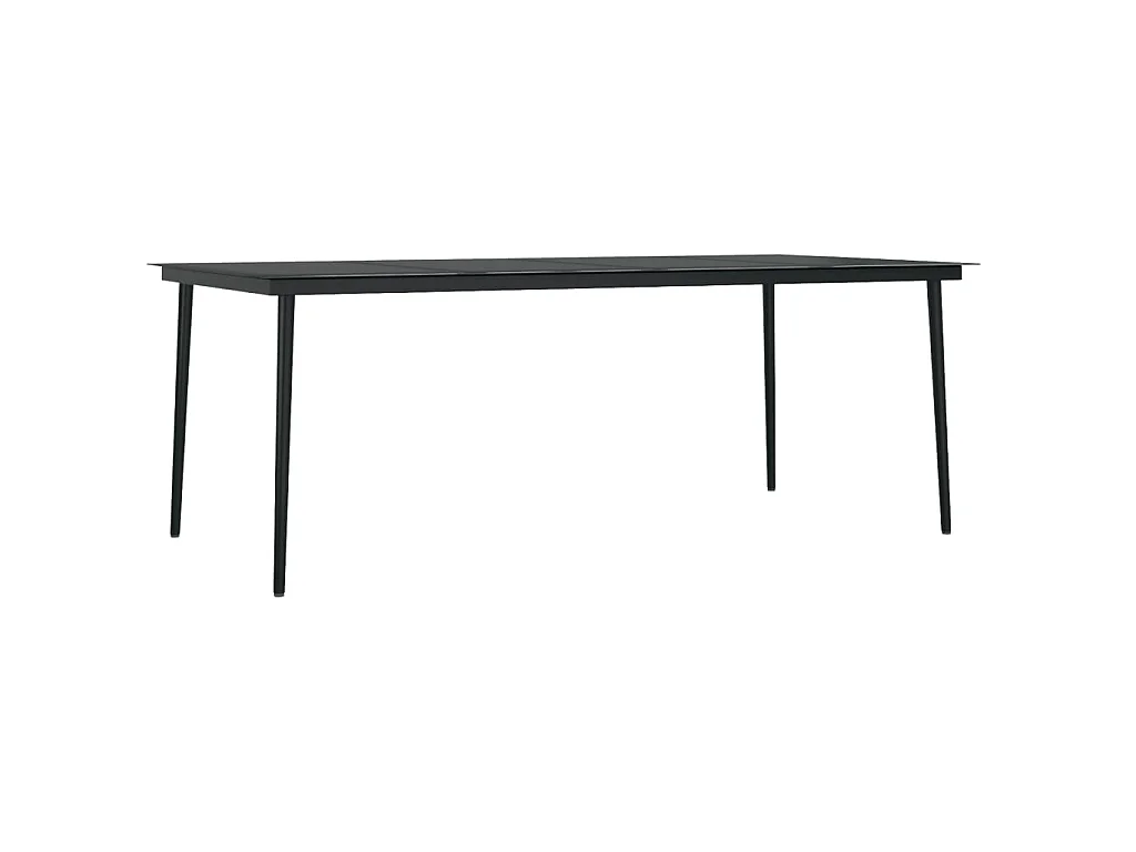 Ensemble à manger de jardin 9 pcs Gris clair