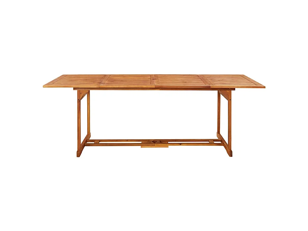 Ensemble à manger de jardin 11 pcs 220x90x75 cm bois d'acacia