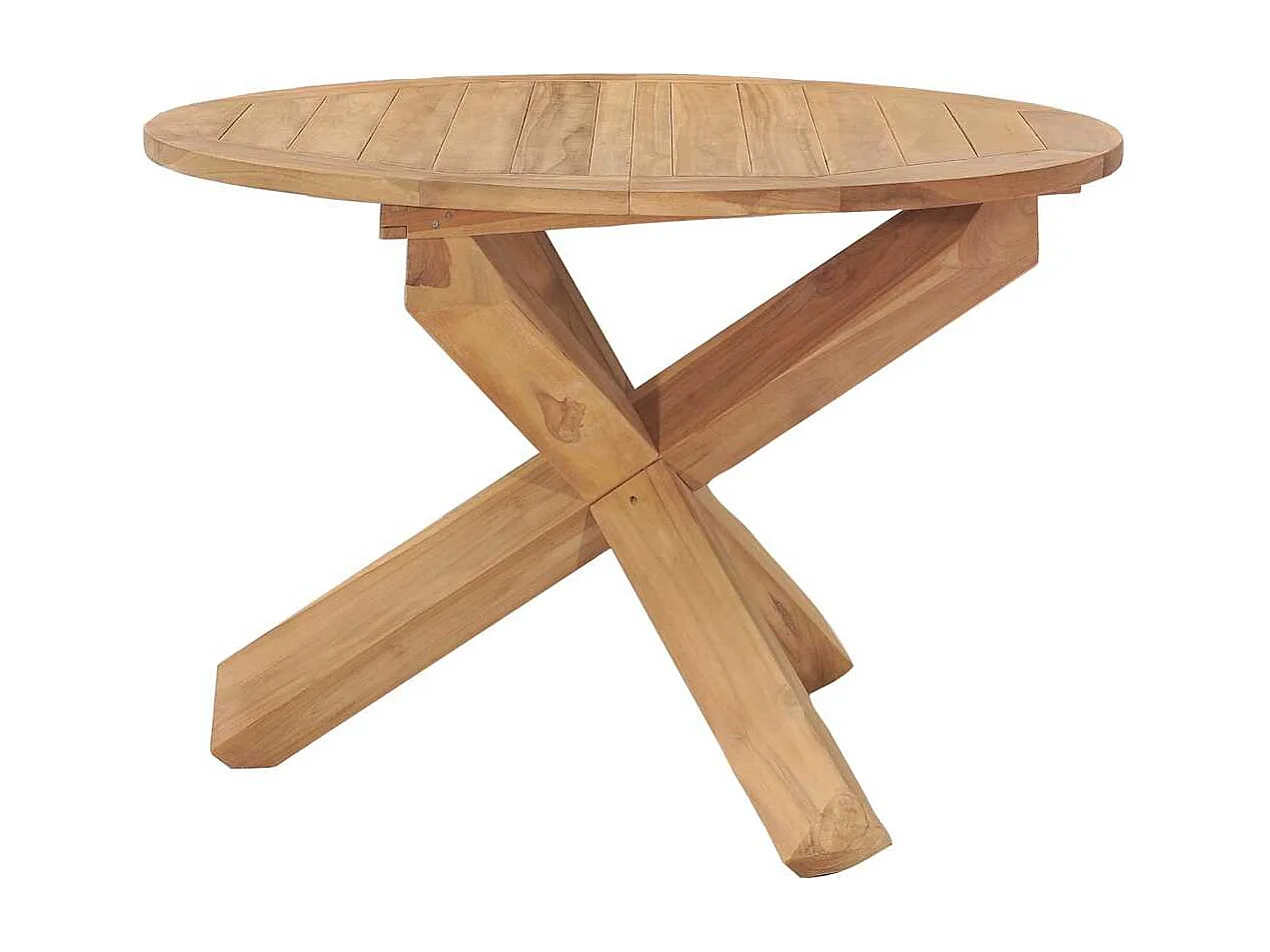 5-tlg. Garten-Essgruppe Massivholz Teak