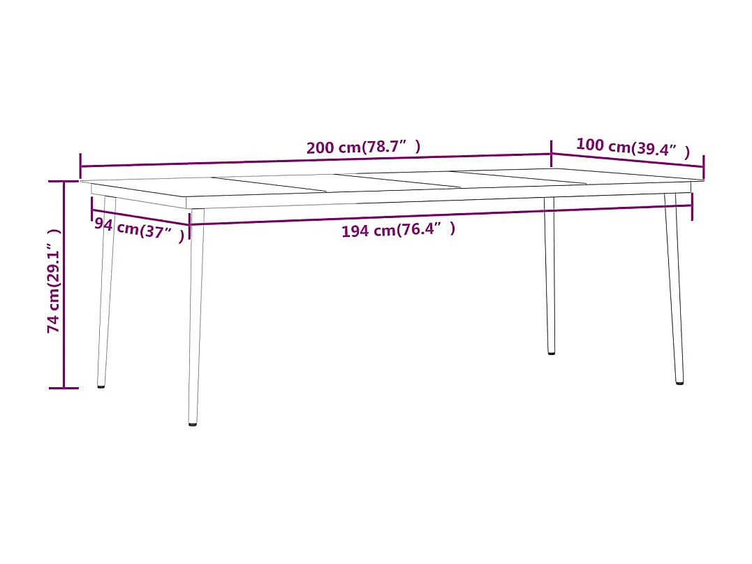 Ensemble à manger de jardin avec coussins 9 pcs Gris