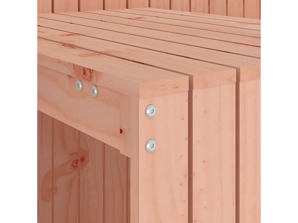 Balkonmöbel-Set 2-Sitzer Massivholz Douglasie